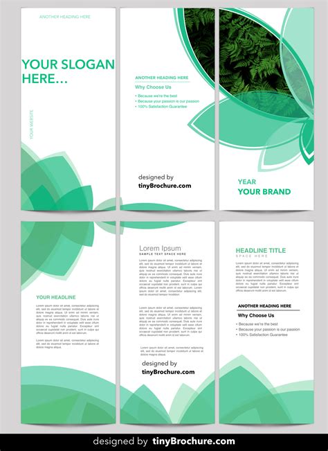 free brochure templates for word.